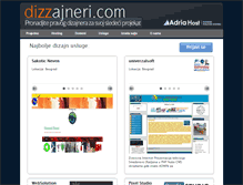 Tablet Screenshot of dizzajneri.com